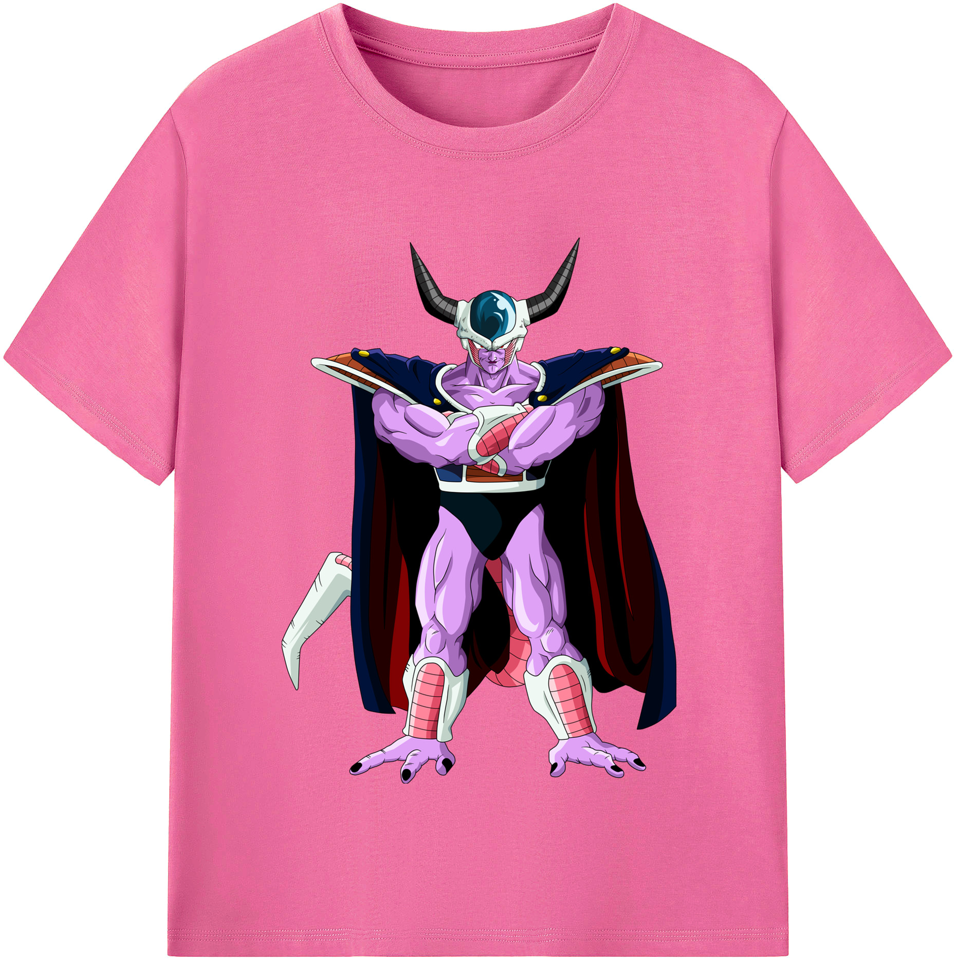 （画像用） ドラゴンボール コルド大王 DRAGON BALL King Cold レディースカジュアルプリントTシャツ（綿100％）